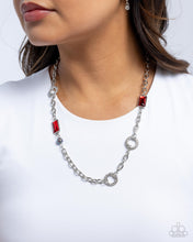 Load image into Gallery viewer, Effulgent Emeralds - Red - Paparazzi