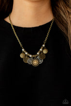 Load image into Gallery viewer, To Coin A Phrase - Brass - Paparazzi - Dtye Embellishing Boutique