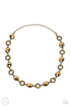 Load image into Gallery viewer, Rhinestone Rollout - Brass - Paparazzi
