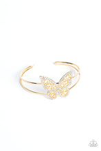 Load image into Gallery viewer, Butterfly Bella - Gold - Paparazzi