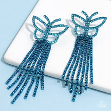 Load image into Gallery viewer, Billowing Butterflies - Blue - Paparazzi