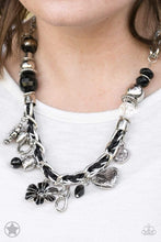 Load image into Gallery viewer, Charmed, I Am Sure - Black - Paparazzi Necklace