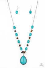 Load image into Gallery viewer, Desert Diva - Blue - Paparazzi Necklace