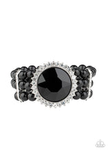 Load image into Gallery viewer, Speechless Sparkle - Black - Paparazzi Bracelet