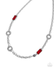 Load image into Gallery viewer, Effulgent Emeralds - Red - Paparazzi