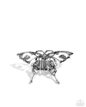 Load image into Gallery viewer, Majestic Moth - Silver - Paparazzi