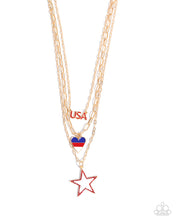 Load image into Gallery viewer, Unforgettable USA - Gold - Paparazzi
