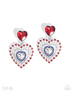 Patriotic Pattern - Clip On - Paparazzi