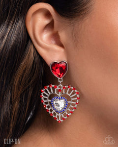 Patriotic Pattern - Clip On - Paparazzi