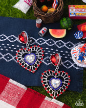 Load image into Gallery viewer, Patriotic Pattern - Clip On - Paparazzi