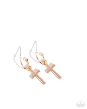 Load image into Gallery viewer, Daily Divinity - Gold Cross Earring