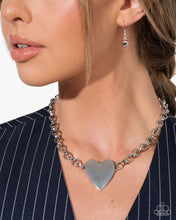 Load image into Gallery viewer, Sweet Start - Silver Heart Chain Necklace &amp; Bracelet Set – Minimalist Love Jewelry Set
