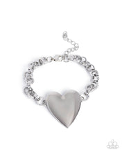 Load image into Gallery viewer, Sweet Start - Silver Heart Chain Necklace &amp; Bracelet Set – Minimalist Love Jewelry Set