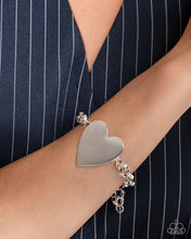 Load image into Gallery viewer, Sweet Start - Silver Heart Chain Necklace &amp; Bracelet Set – Minimalist Love Jewelry Set