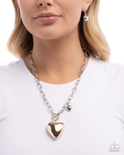 Load image into Gallery viewer, Heartfelt Hangout - Gold/Silver Heart Necklace