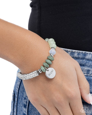Handcrafted Hope - Green - Paparazzi