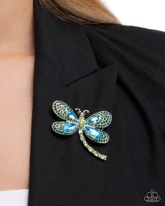 Divine Dragonfly - Brooch - Paparazzi