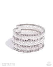 Load image into Gallery viewer, Finalized Flair - Pearl &amp; Rhinestone - Wrap Bracelet
