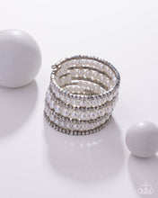 Load image into Gallery viewer, Finalized Flair - Pearl &amp; Rhinestone - Wrap Bracelet