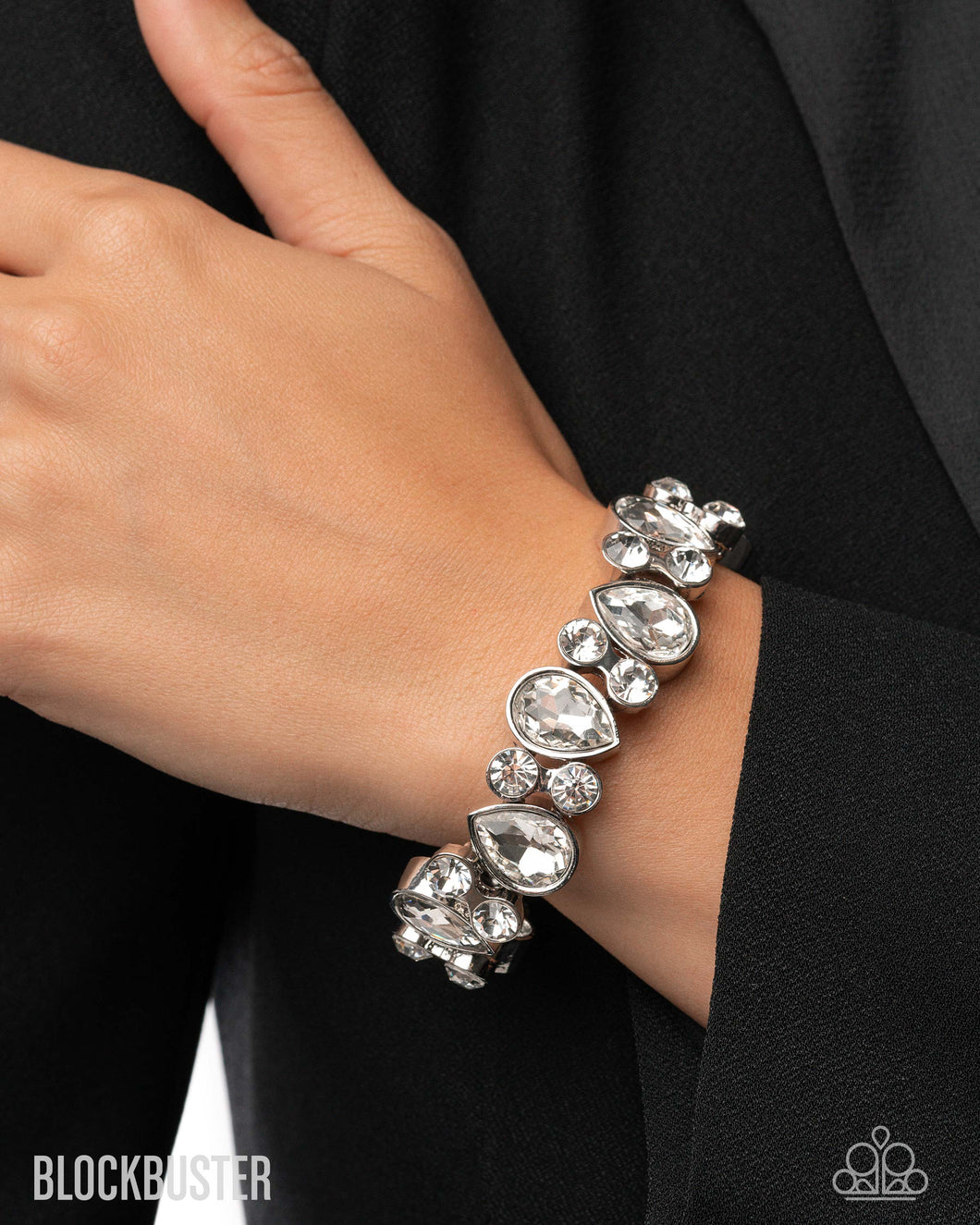 Secure Sparkle - Tear Drop Bracelet