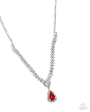 Load image into Gallery viewer, Teardrop Trimming - Red Teardrop Gem and Rhinestones