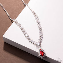Load image into Gallery viewer, Teardrop Trimming - Red Teardrop Gem and Rhinestones