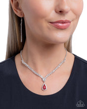 Load image into Gallery viewer, Teardrop Trimming - Red Teardrop Gem and Rhinestones