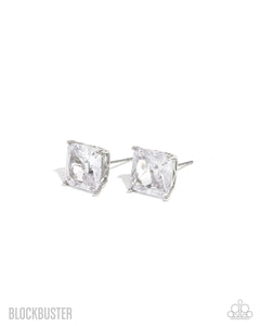 GLOW Time - Princess Cut Post Earring