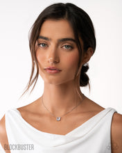 Load image into Gallery viewer, GLOW Time - Princess Cut Post Earring
