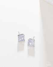Load image into Gallery viewer, GLOW Time - Princess Cut Post Earring