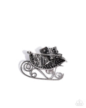 Load image into Gallery viewer, Sledding Shimmer  Christmas Sleigh Brooch
