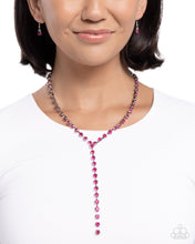 Load image into Gallery viewer, Reasonably Refined - Pink Rhinestone Necklace