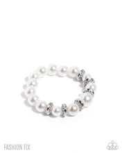 Load image into Gallery viewer, Hypnotizing History - White Pearl Bracelet