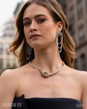 Load image into Gallery viewer, Industrial Chic - Mixed Metal Knot Necklace Set
