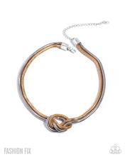 Load image into Gallery viewer, Industrial Chic - Mixed Metal Knot Necklace Set