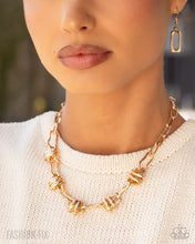 Load image into Gallery viewer, Powerful Personality - Gold Knot Chain Necklace Set | Modern Statement Link Jewelry