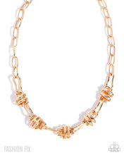 Load image into Gallery viewer, Powerful Personality - Gold Knot Chain Necklace Set | Modern Statement Link Jewelry