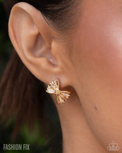 Load image into Gallery viewer, Sophisticated Selfie Gold Bow Stud Earrings