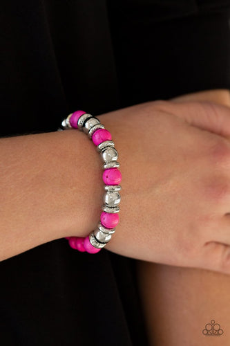 Across The Mesa - Pink - Paparazzi - Dtye Embellishing Boutique