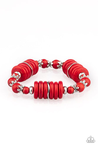 Sagebrush Serenade - Red - Paparazzi - Dtye Embellishing Boutique