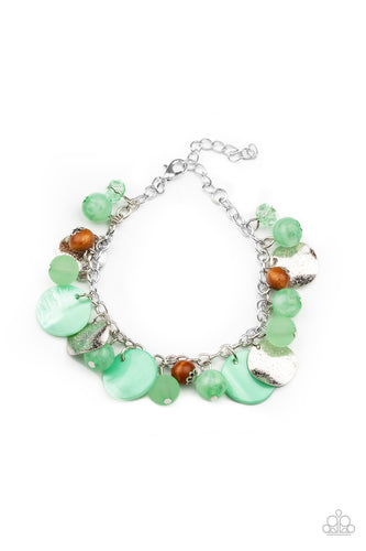 Springtime Springs - Green - Paparazzi - Dtye Embellishing Boutique