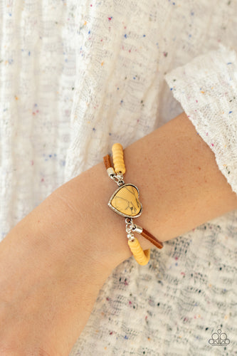 Charmingly Country - Yellow - Paparazzi - Dtye Embellishing Boutique