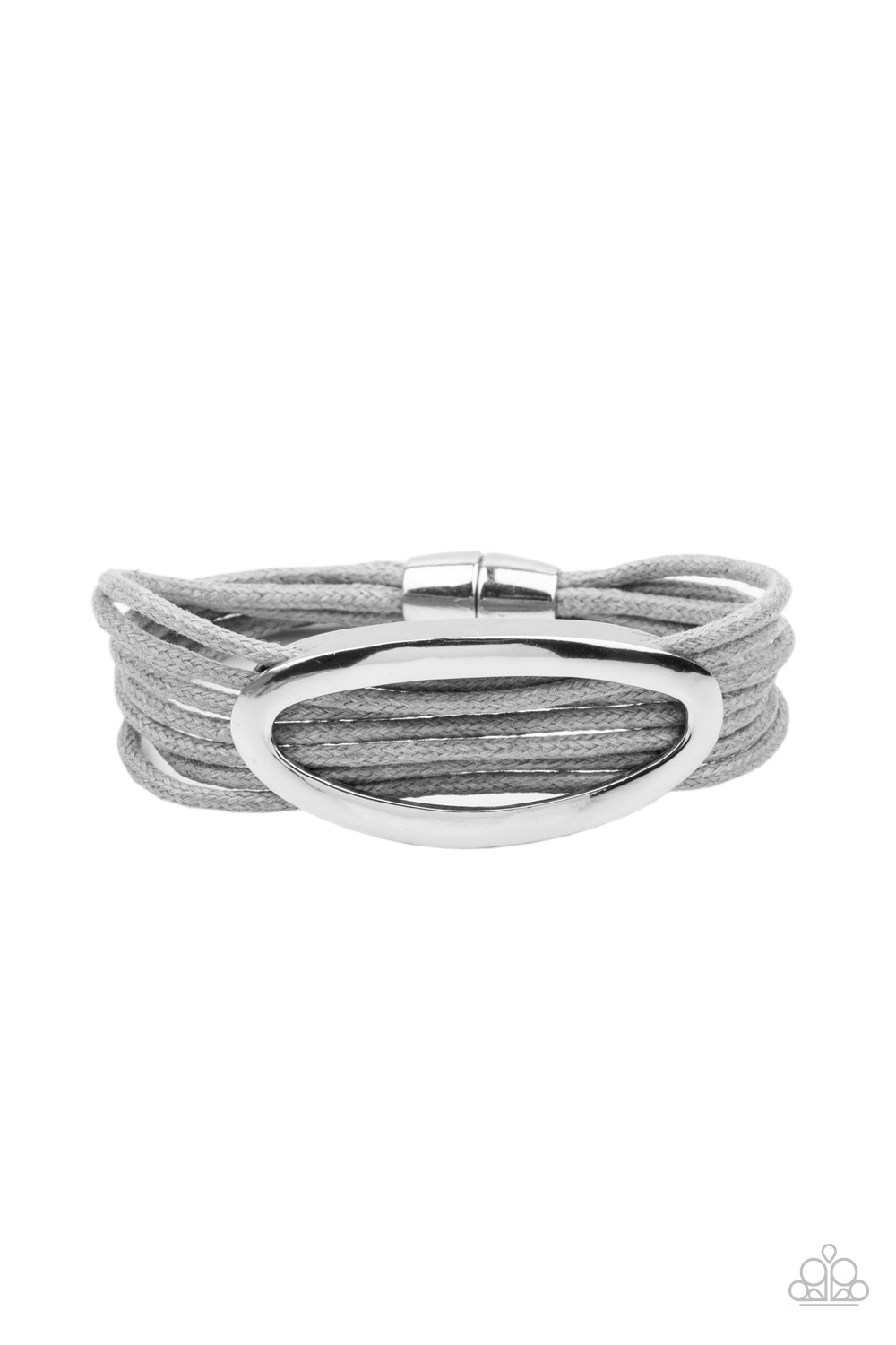 Corded Couture - Silver - Paparazzi - Dtye Embellishing Boutique