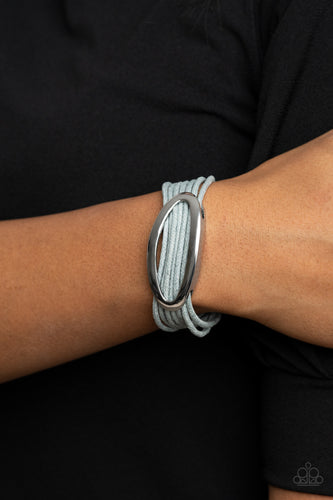 Corded Couture - Silver - Paparazzi - Dtye Embellishing Boutique