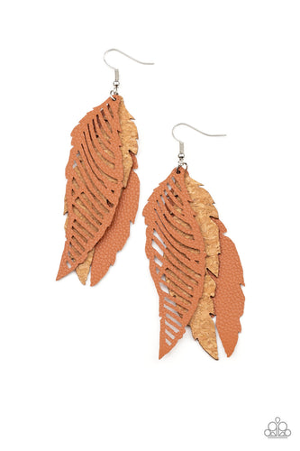 WINGING Off The Hook - Brown - Paparazzi - Dtye Embellishing Boutique