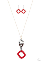 Load image into Gallery viewer, Top Of The WOOD Chain - Red - Paparazzi - Dtye Embellishing Boutique