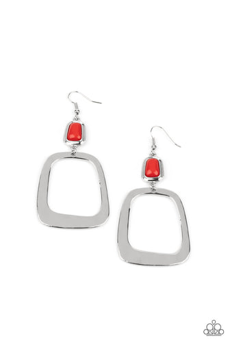 Material Girl Mod - Red - Paparazzi - Dtye Embellishing Boutique