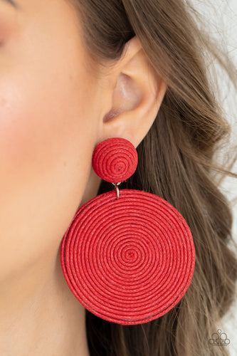Circulate The Room - Red - Paparazzi - Dtye Embellishing Boutique