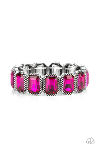 Studded Smolder - Pink - Paparazzi - Dtye Embellishing Boutique