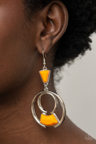 Deco Dancing - Orange - Paparazzi - Dtye Embellishing Boutique